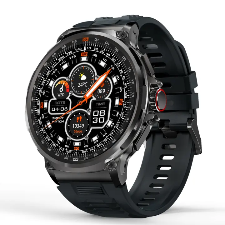 Reloj inteligente Bluetooth V69, monitor de ritmo cardíaco, batería baja, registrador de actividad, pantalla frontal, pantalla retroiluminada, bajo consumo de energía - 1