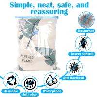 Bolsas al vacío 15 unidades bolsas de almacenamiento de viaje más gruesas bolsas de ropa 5 XXL+5 XL+5 L reutilizables para ropa, edredones, ropa de cama, almohadas, mantas de lana, cortinas, - details 1