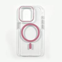 Para Magsafe funda de teléfono transparente para iPhone 16 15 14 13 Pro Max Plus 16e transparente magnético inalámbrico antiarañazos cubierta de PC - details 19