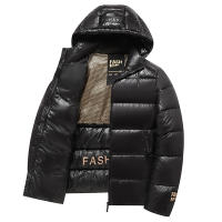 Nueva chaqueta gruesa cómoda y versátil para hombre, moda para actividades al aire libre, abrigo a prueba de viento para mantener el calor, Parka informal con sombrero extraíble para invierno - details 3