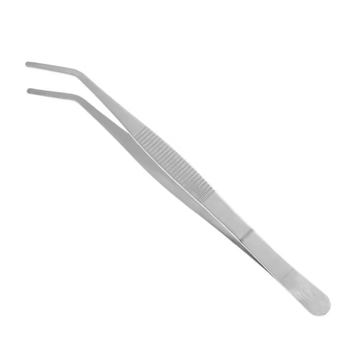 Pinzas chapadas de acero inoxidable para Chef, pinzas para comida, barbacoa, para servir pasteles y postres, herramienta de cocina - 1