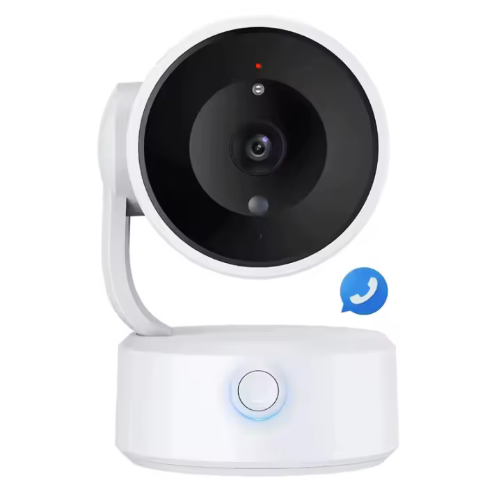 Cámara WIFI Tuya para interiores, monitor de bebé de 5MP, conversación bidireccional, Zoom 4X PTZ 360 °    Las cámaras de vigilancia admiten Alexa Google Smart Life - 1