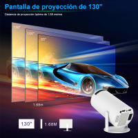 Proyector portátil HD HY300 PRO Android 11.0, WiFi6, Bluetooth 5.0, Resolución 1280*720P, Ideal para Uso Doméstico y al Aire Libre - details 5