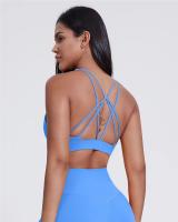 SHINBENE-Sujetador deportivo con tirantes, sostén Sexy con relleno y espalda cruzada para entrenamiento de Yoga y gimnasio, Super Cloud, 2,0 - details 4