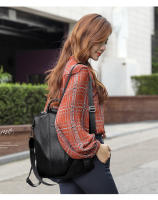 Ba Li Kangaroo-Mochila De cuero suave para mujer, mochila de viaje multifuncional de gran capacidad, antirrobo - details 3