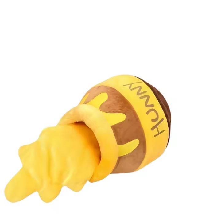 1 nido para gatos con forma de tarro de miel, cálido, suave y cómodo para otoño e invierno, con almohadilla gruesa interior extr - 1