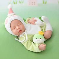Conjunto de Fotografía de Año del Serpiente Precioso Mono de Punto de Dibujos Animados con Sombrero y Calcetines Accesorios de Estilo para Bebé - details 1