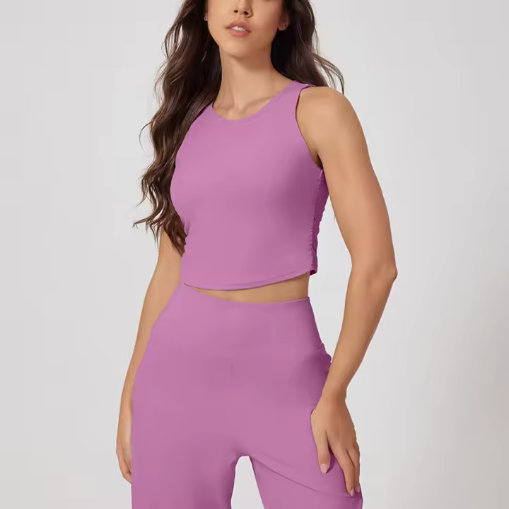 Nuevo sujetador cómodo para Fitness, entrenamiento de gimnasio, ropa interior sin espalda en U de secado rápido para correr al aire libre, camiseta sin mangas transpirable con cierre de cintura para Yoga para mujer - 1