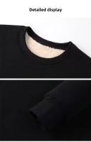 Sudadera gruesa con forro polar para hombre, nuevo estilo de invierno, holgada, cálida, deportiva, para hombres jóvenes - details 6