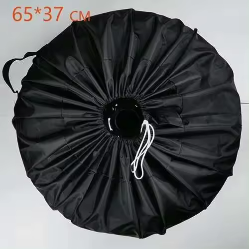 Juego universal para neumáticos de coche y SUV, bolsa para llantas de repuesto, funda antibalas, tela Oxford, tafetán de poliéster - 1