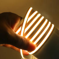 FCOB-tira de luces LED COB, 8mm de ancho, 528 LED de alta densidad, Flexible, FOB, luz cálida, natural, blanco frío, lineal, regulable, 12V, 24V - details 11