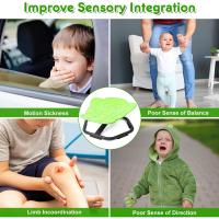 silla oscilante para sentarse y girar, juguetes de equilibrio sensorial, sillas para autismo y TDAH, equipo de juego para - details 6
