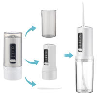 Irrigador Bucal Eléctrico Limpiador Dental de Agua con Estomada Giratoria 360 - details 13