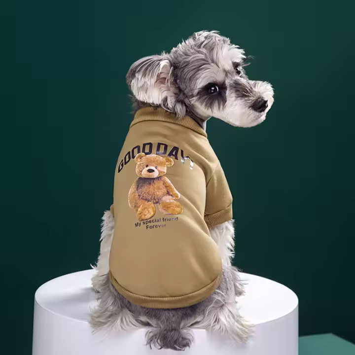 Abrigo de Oso para Perros Invernal Sudadera Cálida para Cachorros Chaqueta de Mascota para Perros y Gatos Pequeños y Medianos - 1