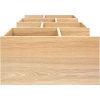 Estantería decorativa/estantes flotantes/Estantería de madera/Estantería con 4 estantes, oficina,modular, sala de estar, biblioteca - Display Shelf SRK-W3 - Marrón ceniza - details 56