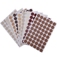 Pegatinas redondas de PVC autoadhesivas para muebles, cubierta de tapa de rosca, para manualidades de madera, escritorio, armario, calcomanías decorativas, 54 piezas por hoja - details 2