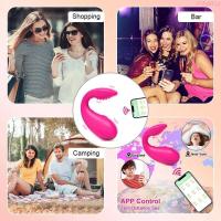 Embalaje privado SEXY Vibrador inalámbrico Bluetooth APP para clítoris Estimulador de clítoris Punto G vibratorio Huevo de amor femenino Juguetes sexuales para adultos - details 4