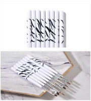 Kit de Brochas para Diseño de Uñas KADS 8Pcs Herramientas de Manicura DIY Para Esmalte de Gel UV y Pincel de Pintura Ideal para Dibujar Rayas y Puntos - details 5