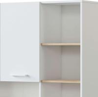 Alacena de Cocina Mueble Auxiliar de 3 Puertas y 1 Cajón Acabado en Blanco Artik y Roble Canadian - details 29