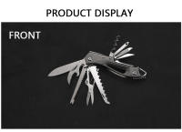 Cuchillo de Camping Portátil Plegable Multifuncional Helvético para Exteriores Herramienta de Combinação Para Frutas Cuchillo de Ejército - details 7