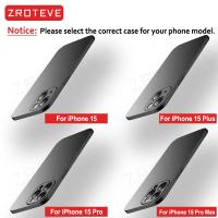 Funda de iPhone Mate Adelgazada de Zroteve Protección Dura para iPhone 16, 16E, 15, 14, 13, 12, 11 Mini Accesorios de Electrónica - details 6