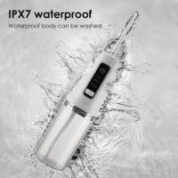 Irrigador Oral con chorro de agua, limpiador Dental portátil, higiene Dental, blanqueamiento, 4 boquillas, 3 modos, cepillo de dientes recargable por USB - details 7