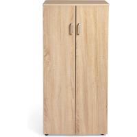 Librería de Dos Puertas Mueble auxiliar de madera 60cms de ancho, 32.5cms de profundidad, 124cms de alto Blanco - details 12