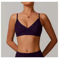 Sujetador deportivo de secado rápido de alta elasticidad para mujer, ropa deportiva ajustada, correa de hombro ajustable, Yoga, Fitness - details 12