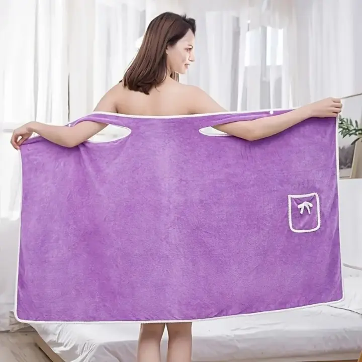 Toalla de Playa y Spa para Mujer y Niñas Secado Rápido Fibra Microfibra Absorbente Lavable - 1