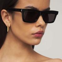 Gafas de sol cuadradas clásicas retro para mujer y hombre, gafas de sol con montura vintage de marca de lujo a la moda, gafas de sol modernas para mujer y hombre UV400 - details 1