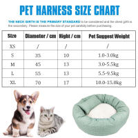 Cama de Mascota Suave de Tela Cojín para Dormir de Gato con Almohada Cama de Perro de Tela Suave para Todas las Estaciones - details 0