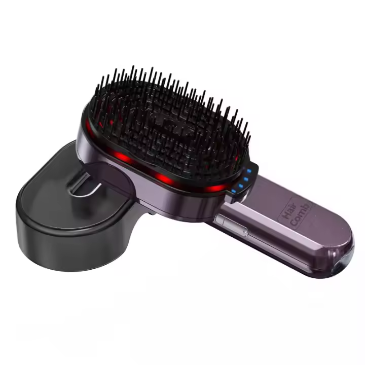 Peine Eléctrico PARA EL cincimiento del Cabello, therapy de luz roja, peine Eléctrico para masaje del Acero, peine Eléctrico PARA EL cincimiento del Cabello - 1