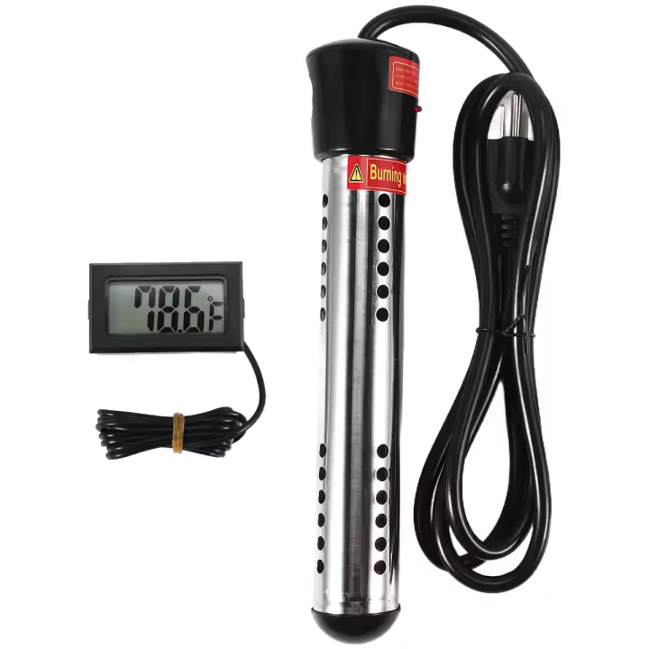 Calentador de inmersión eléctrico portátil, calentador de agua instantáneo sumergible, utilizado en piscina, bañera, enchufe de EE. UU. - 1