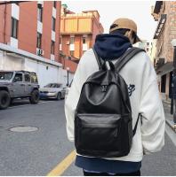 Mochila de Cuero Suave Mochila de Viaje de Ocio para Estudiantes Universitarios, Mochila de Ordenador de Gran Capacidad para Hombres - details 5