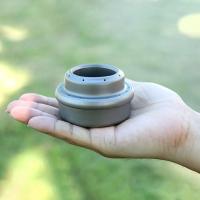 Estufa de alcohol de titanio, mini estufa de camping para acampar al aire libre, senderismo, mochilero - details 2