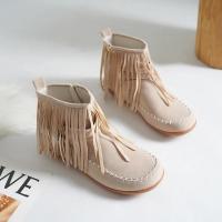 Botines de mujer con flecos planos, lujosas zapatillas góticas con hebilla de cinturón, diseño elegante, talla grande 43 - details 14