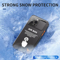 Funda de teléfono impermeable Air Box para iPhone, 15 Pro Max, 14 Plus, 13, 12, subacuática, a prueba de polvo, natación, buceo profesional - details 10