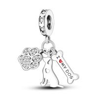 LAZA-Colgante de Plata de Ley 925 con forma de Animal, accesorio Original para pulsera, collar, perro, gato, abeja, tortuga - details 45