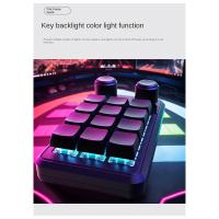 Perilla de teclado RGB para juegos, accesorio mecánico Hotswap, Macropad, programación Macro, personalizado, negro - details 7