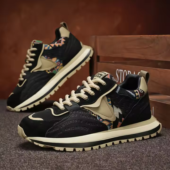 Nueva Plataforma Antideslizante Y Resistente Al Desgaste, Zapatos Deportivos Casuales De Moda Para Hombres - 1
