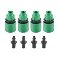 Adaptador unidireccional de tubo de manguera de jardín, Conector de grifo, accesorio para riego, paquete de 4 - details 0