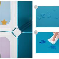 Organizador Modular para Niños 15 Cubos de Plástico Azul para Ropa, Zapatos, Juguetes - details 5