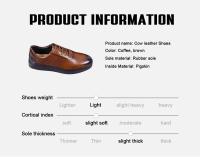 Todos a la venta, zapatos de hombre de moda, informales, con punta redonda, formales, de piel de vaca - details 10