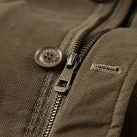 Chaqueta de invierno para hombre, chaqueta de béisbol de alta calidad, chaqueta Bomber gruesa y cálida con bordado de solapa para hombre, chaquetas gruesas de lana para hombre - details 5
