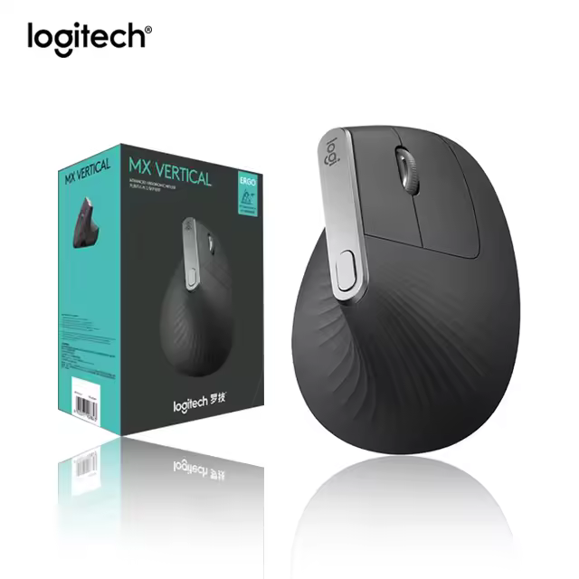 Logitech MX Ratón Inalámbrico y Ergonómico Recargable por USB 2.4GHz Ideal para Oficina - 1