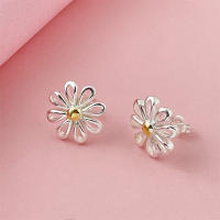 Andara Aretes de Doble Corazón de Plata Esterlina  Accesorio Casual de Ropa con Estilo Europeo y Americano Regalo de Joyería de Vacaciones - details 6