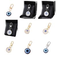 Llavero delicado de resina con forma de estrella y ojo de demonio, colgante de aleación con goteo de aceite, colgante de ojo azul turco, colgantes para bolso, estilo popular, regalos para el Día del Padre - details 2