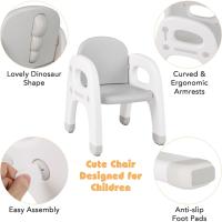 pequeña para bebés, Conjunto y Silla Actividas para niños, Apto para 1-5 años (Gris) - details 2