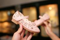 Zapatos de cuero de princesa para niñas, zapatos planos con recortes y flores, suaves, para primavera y verano, 2024 - details 19