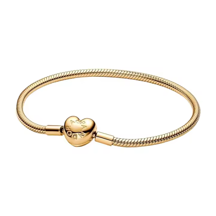 Pulsera Pandora Moments Heart Snake Chain Se entrega con su caja de regalo original Gran idea para regalar - 1